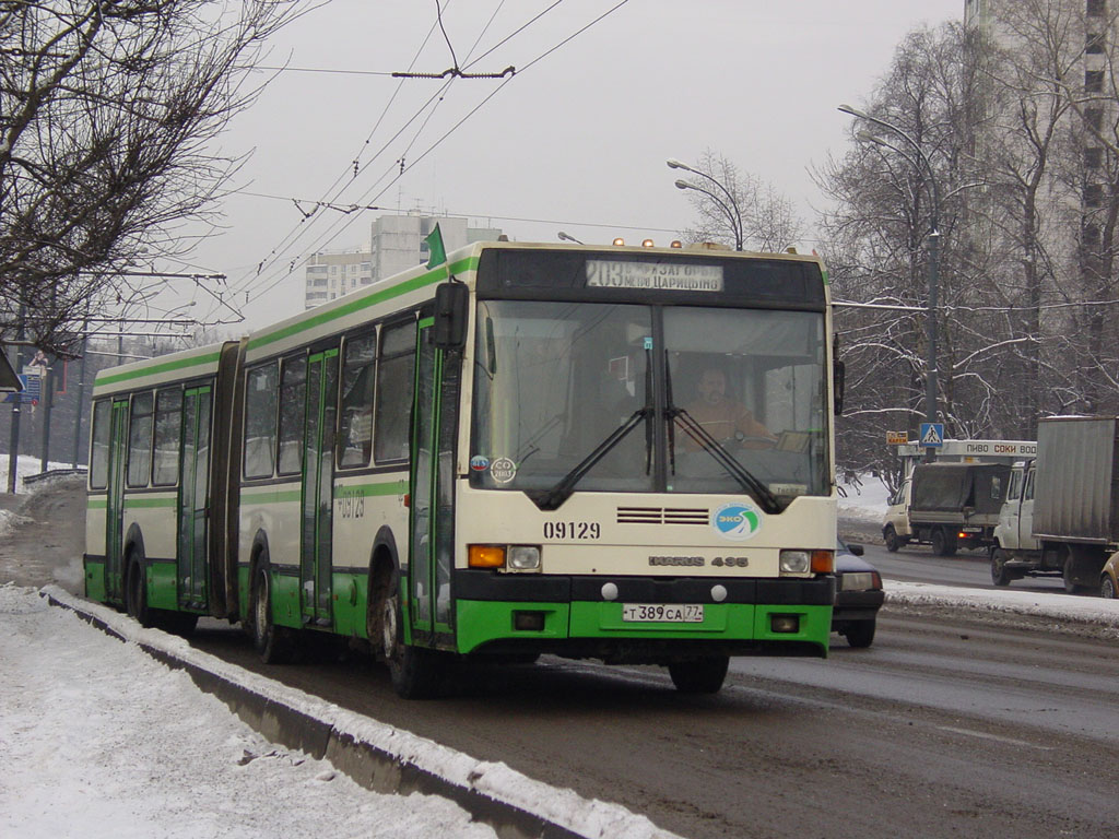 Москва, Ikarus 435.17 № 09129