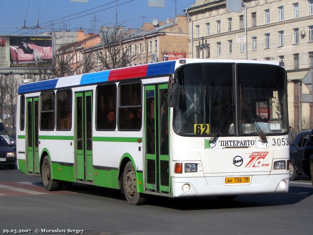 Санкт-Петербург, ЛиАЗ-5256.25 № 3053