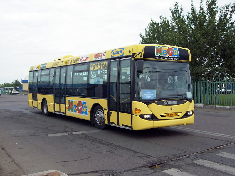 Maskavas reģionā, Scania OmniLink I (Scania-St.Petersburg) № АВ 091 50