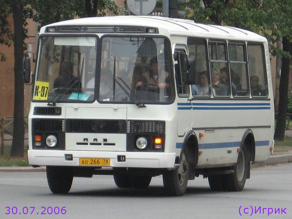 Szentpétervár, PAZ-32053 sz.: АО 266 78
