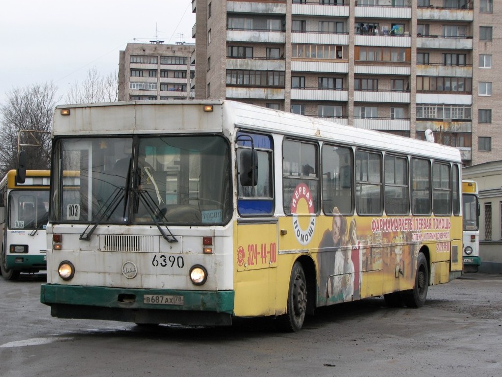 Санкт-Петербург, ЛиАЗ-5256.25 № 6390