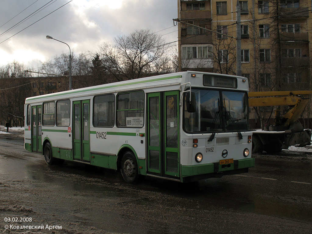 Москва, ЛиАЗ-5256.25 № 01452