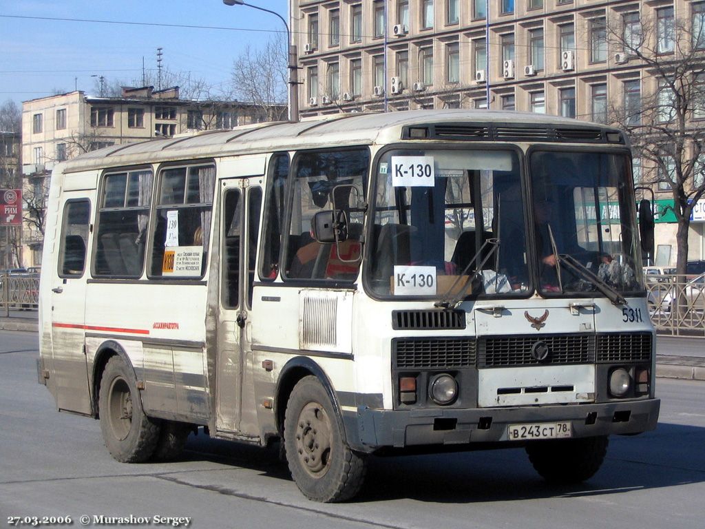 Санкт-Петербург, ПАЗ-32053-50 № 5311