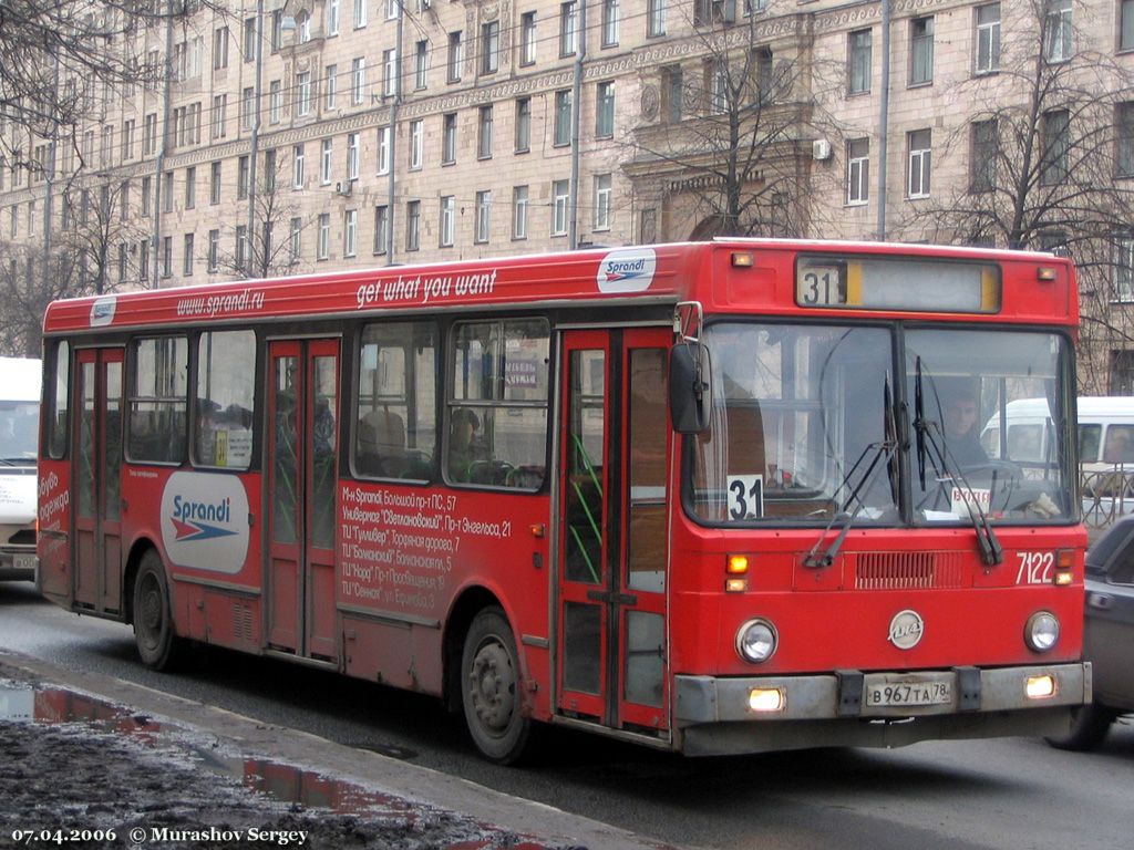 Санкт-Петербург, ЛиАЗ-5256.25 № 7122