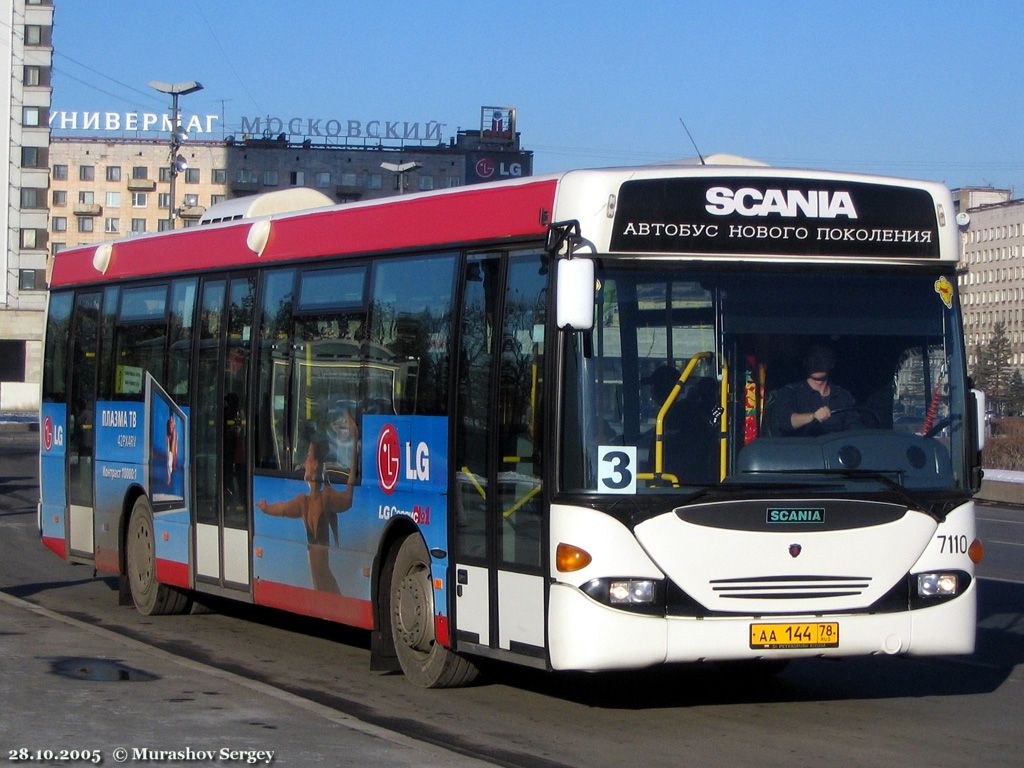 Sanktpēterburga, Scania OmniLink I (Scania-St.Petersburg) № 7110