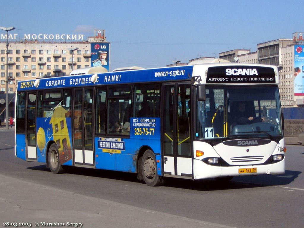 Sankt Petersburg, Scania OmniLink I (Scania-St.Petersburg) Nr. 7114