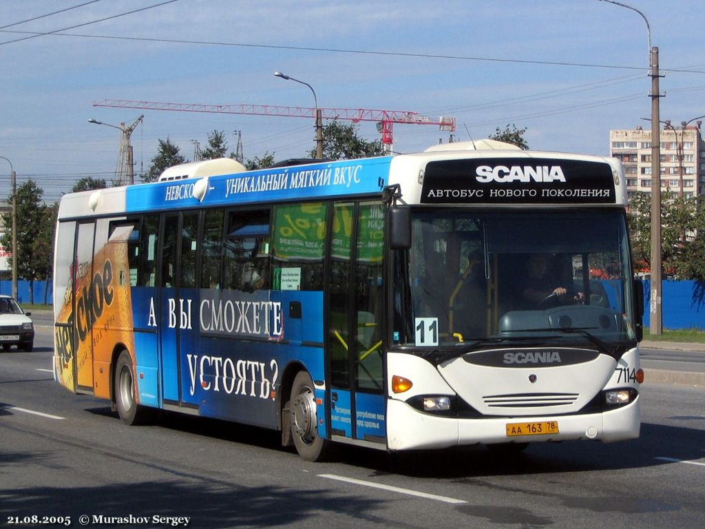 Санкт-Петербург, Scania OmniLink I (Скания-Питер) № 7114