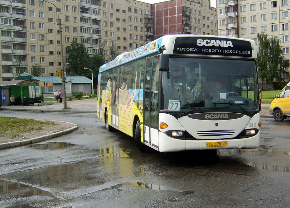 Санкт-Петербург, Scania OmniLink I (Скания-Питер) № 6811