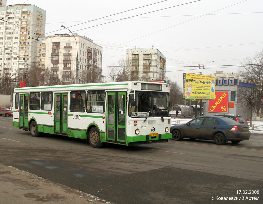 Москва, ЛиАЗ-5256.25 № 01386