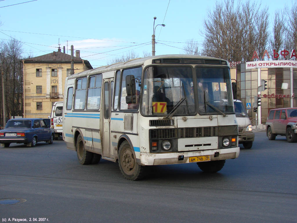 Санкт-Петербург, ПАЗ-32053 № АМ 746 78