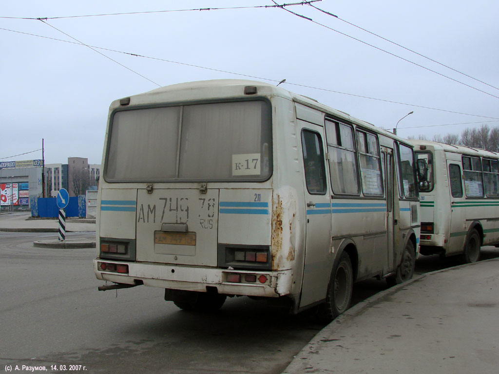 Санкт-Петербург, ПАЗ-32053 № АМ 749 78