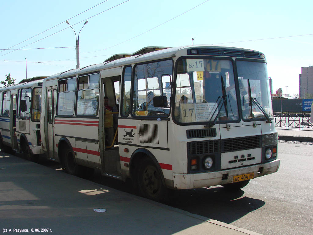 Санкт-Петербург, ПАЗ-32054 № АЕ 404 78