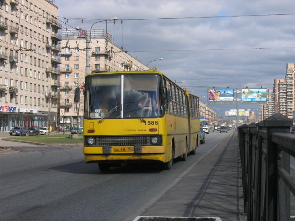 Санкт-Петербург, Ikarus 280.33O № 1586