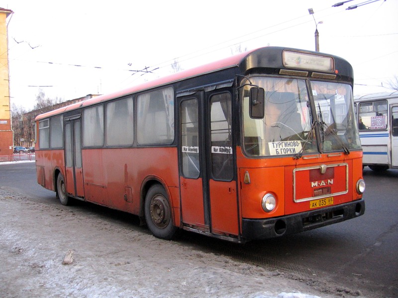 Тверская область, MAN 192 SL200 № АК 035 69