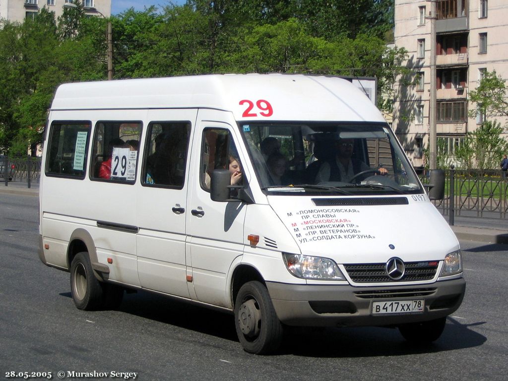 Sankt Peterburgas, Mercedes-Benz Sprinter W904 408CDI Nr. 13042