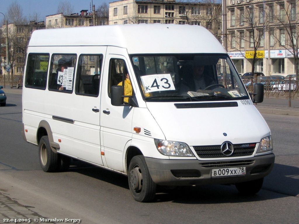 Санкт-Петербург, Mercedes-Benz Sprinter W904 408CDI № 13040