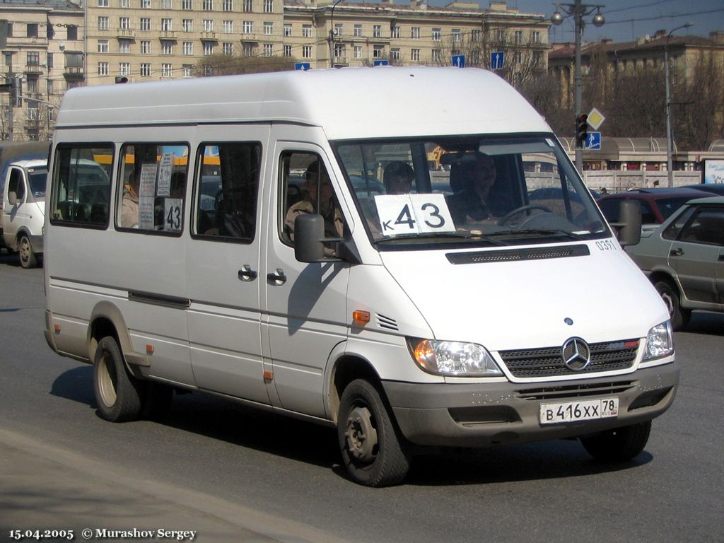 Санкт-Петербург, Mercedes-Benz Sprinter W904 408CDI № 13041