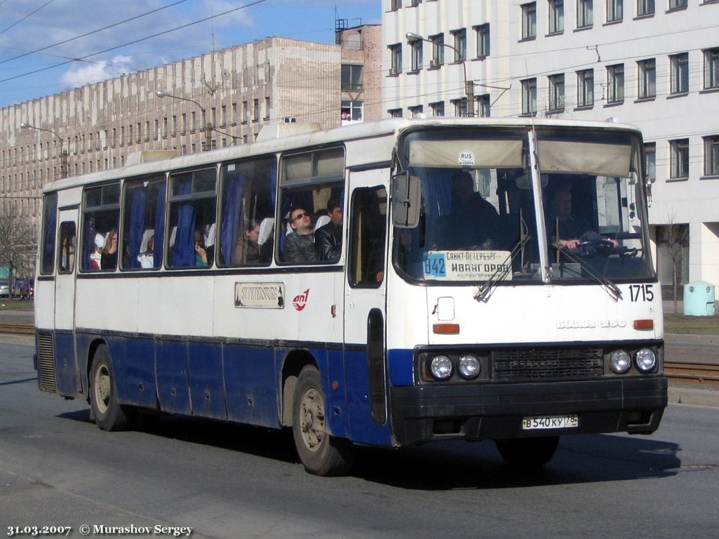 Санкт-Петербург, Ikarus 250.93 № 1715