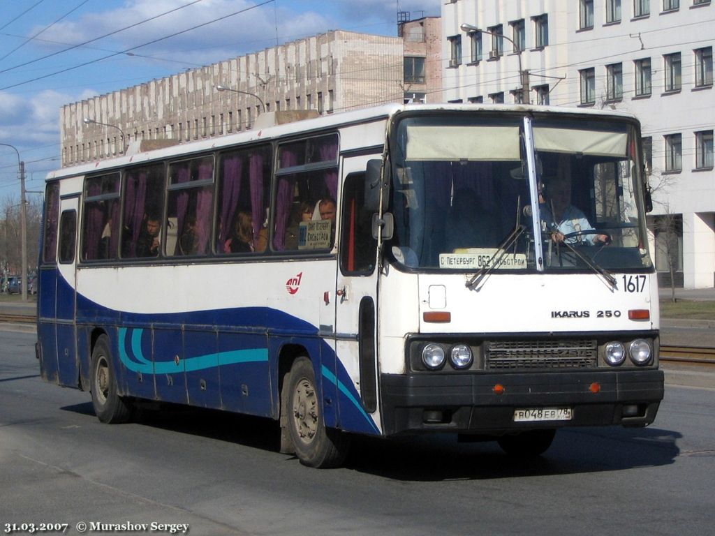 Санкт-Петербург, Ikarus 250.93 № 1617