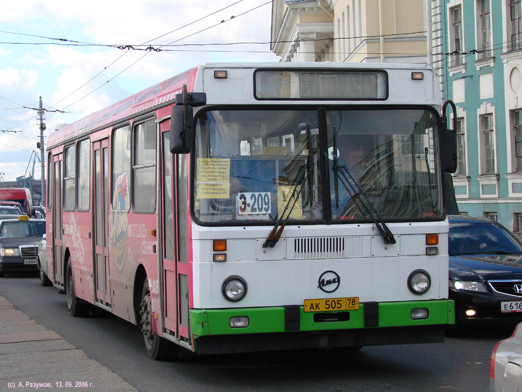 Санкт-Петербург, ЛиАЗ-5256.25 № АК 505 78