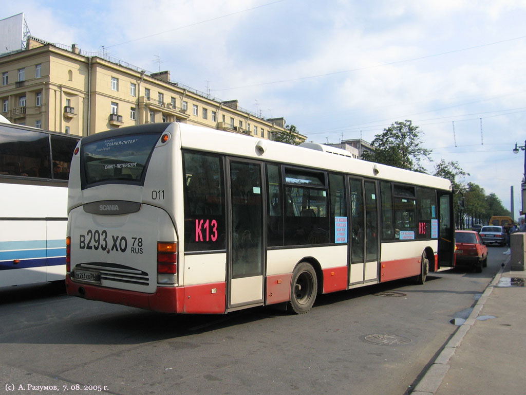 Санкт-Петербург, Scania OmniLink I (Скания-Питер) № 011