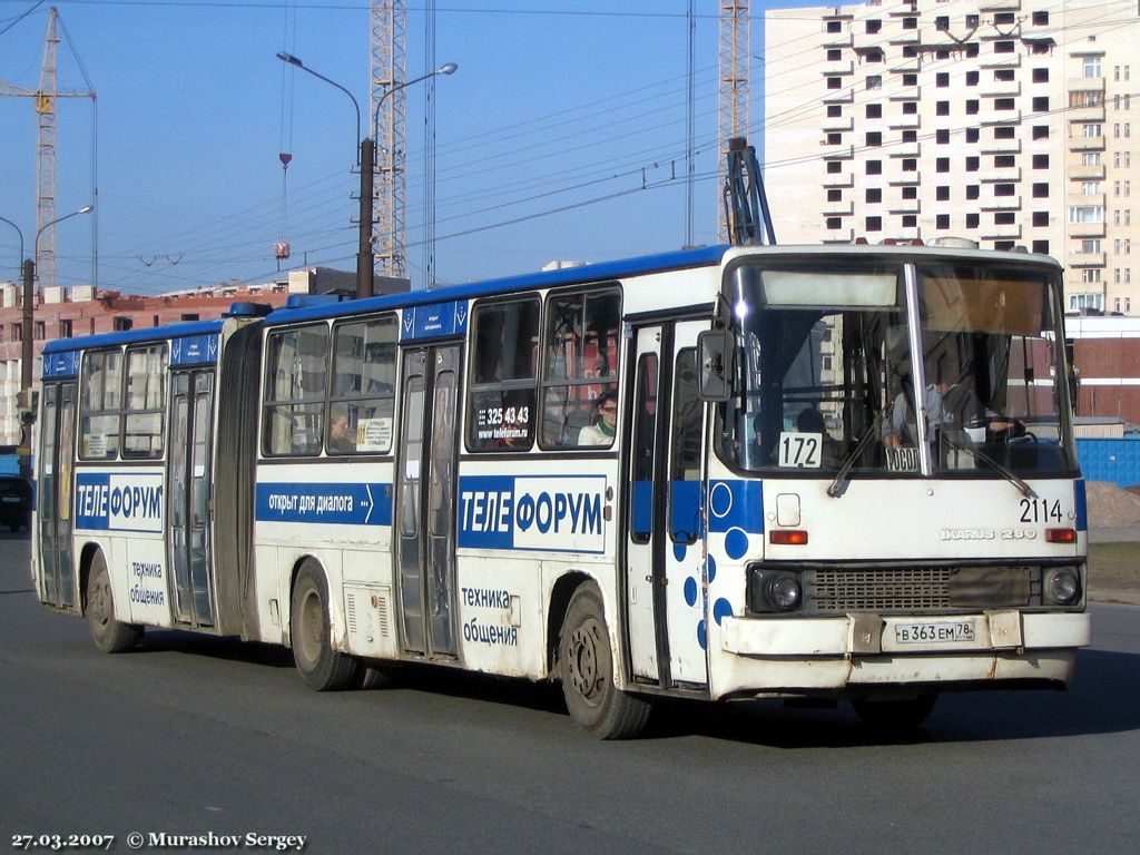 Санкт-Петербург, Ikarus 280.33O № 2114