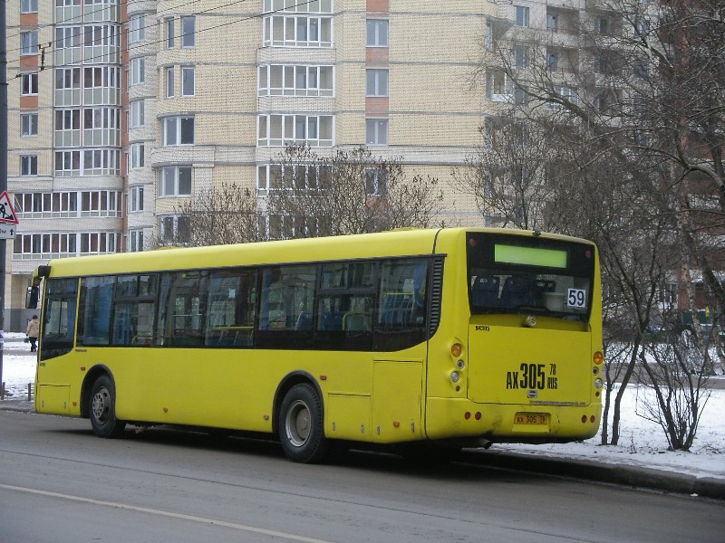 Санкт-Петербург, Golden Dragon XML6112UE № АХ 305 78