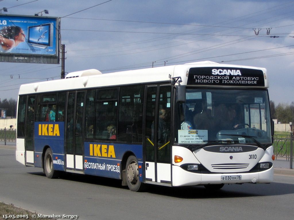 Санкт-Петербург, Scania OmniLink I (Скания-Питер) № 3110