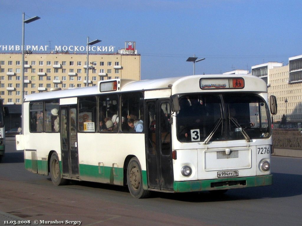 Санкт-Петербург, MAN 192 SL200 № 7276