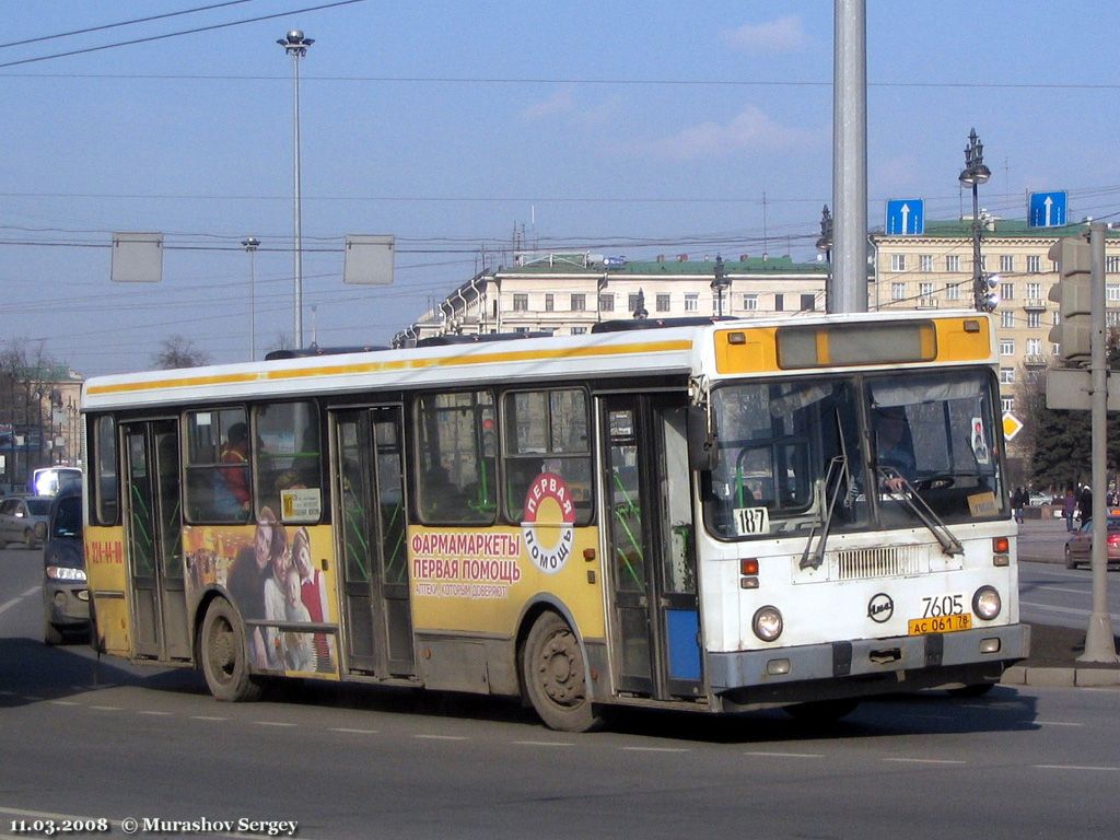 Санкт-Петербург, ЛиАЗ-5256.25 № 7605