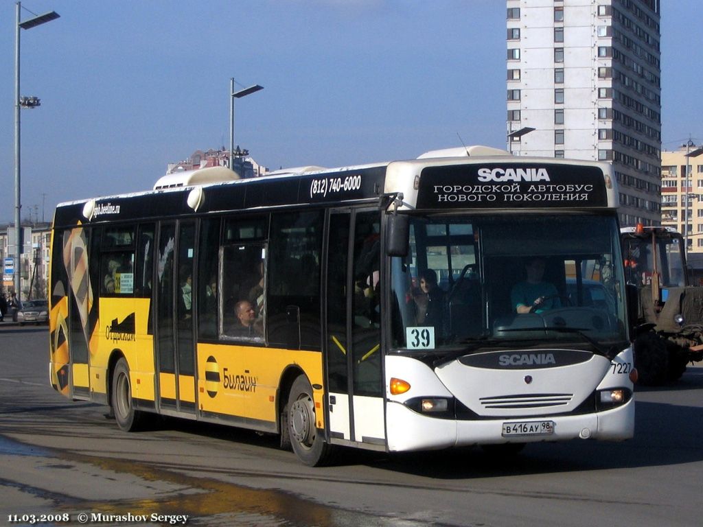 Санкт-Петербург, Scania OmniLink I (Скания-Питер) № 7227