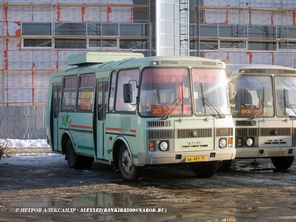 Курганская область, ПАЗ-32054 № АВ 491 45