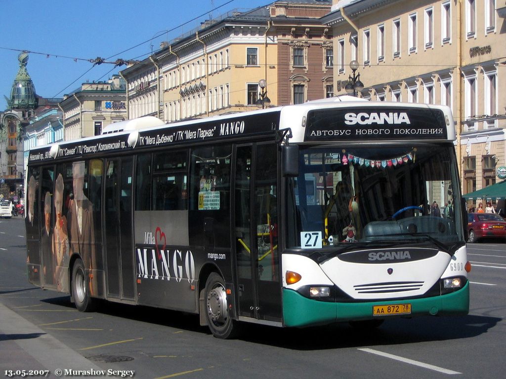 Санкт-Петербург, Scania OmniLink I (Скания-Питер) № 6900