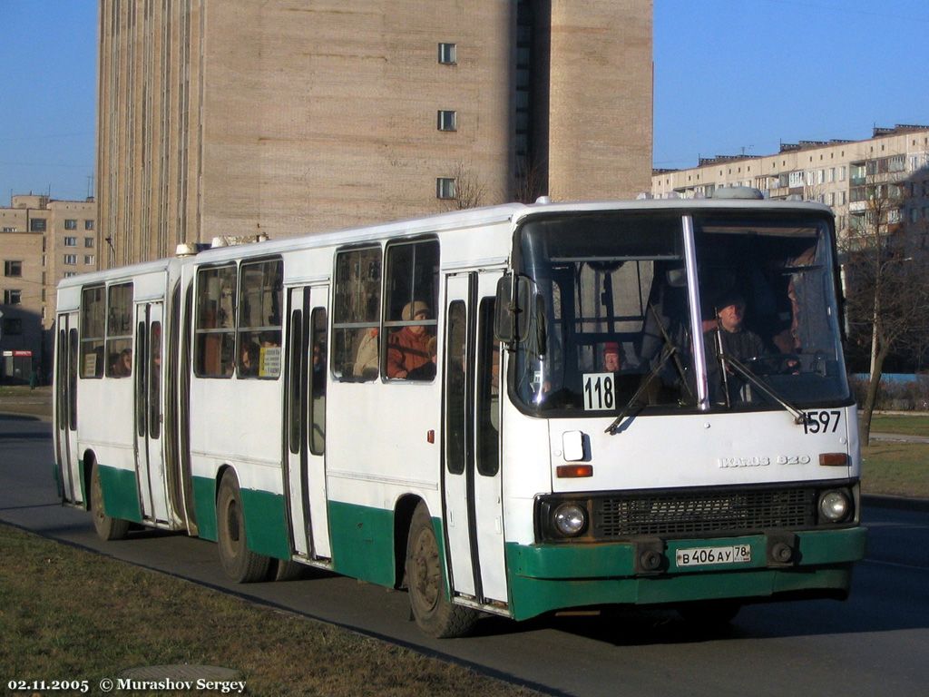 Санкт-Петербург, Ikarus 280.33O № 1597