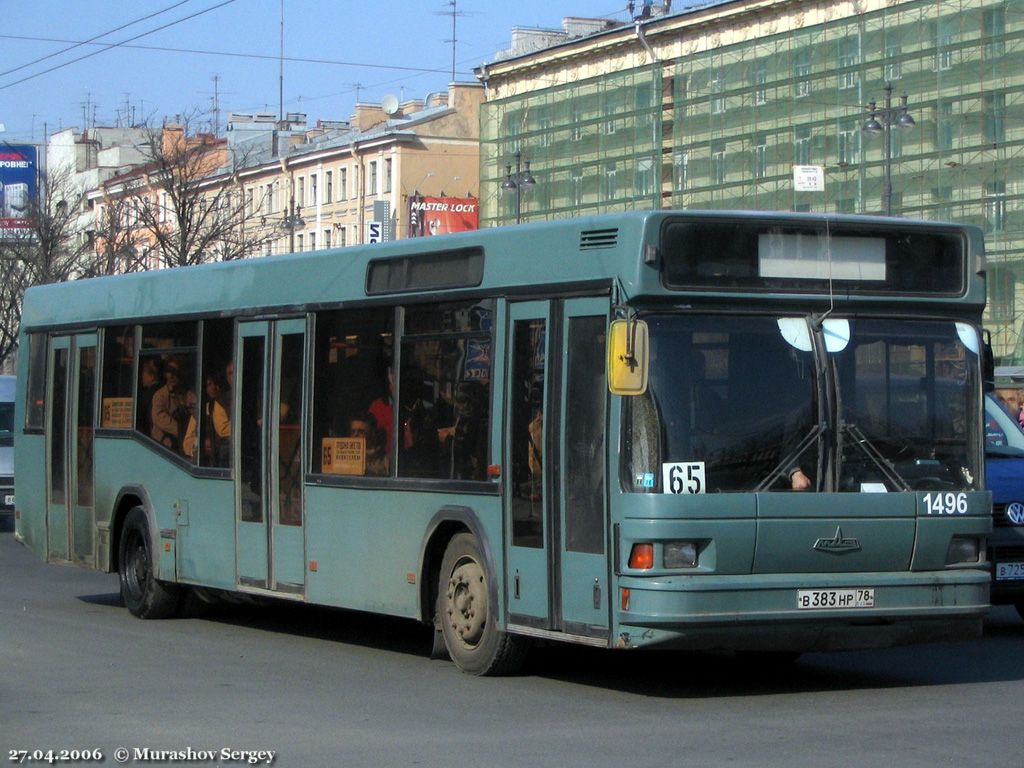 Санкт-Петербург, МАЗ-103.040 № 1496