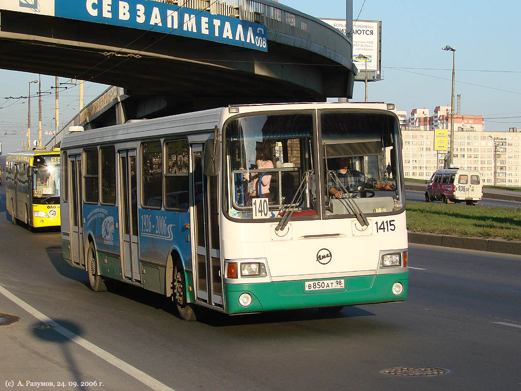 Санкт-Петербург, ЛиАЗ-5256.25 № 1415