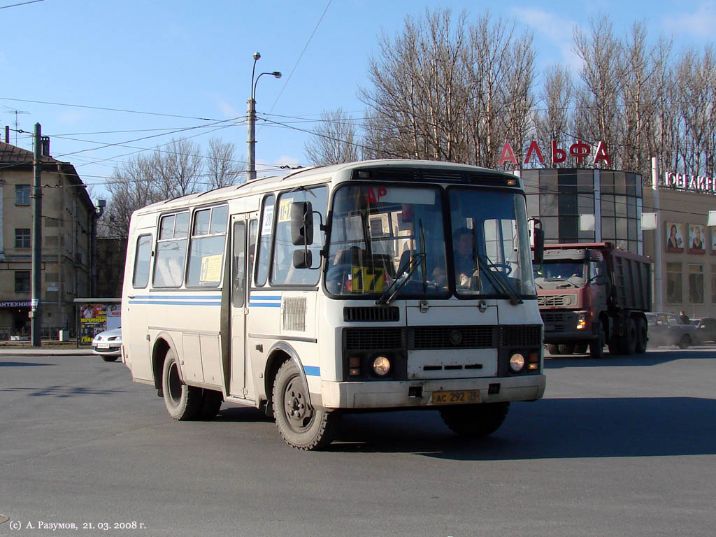 Санкт-Петербург, ПАЗ-32053 № АС 292 78