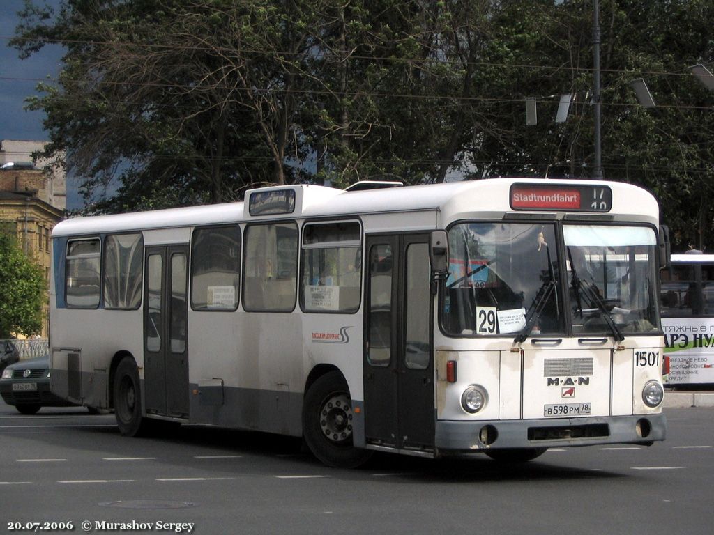 Санкт-Петербург, MAN 192 SL200 № 1501