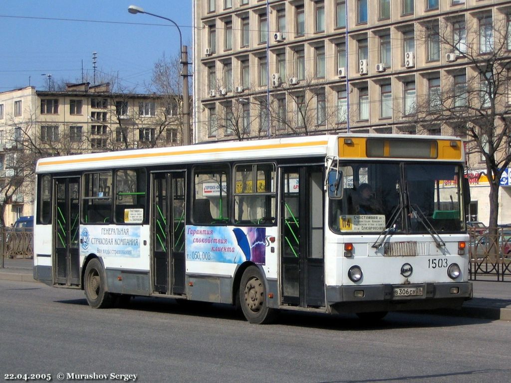 Санкт-Петербург, ЛиАЗ-5256.25 № 1503