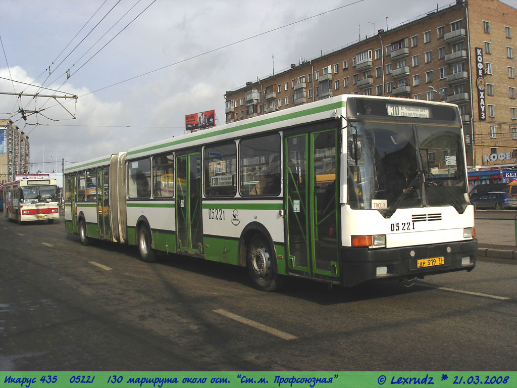 Moscow, Ikarus 435.17 # 05221