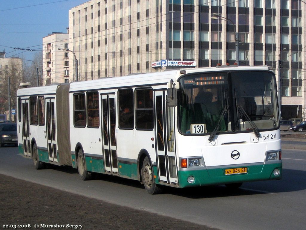 Санкт-Петербург, ЛиАЗ-6212.00 № 5424