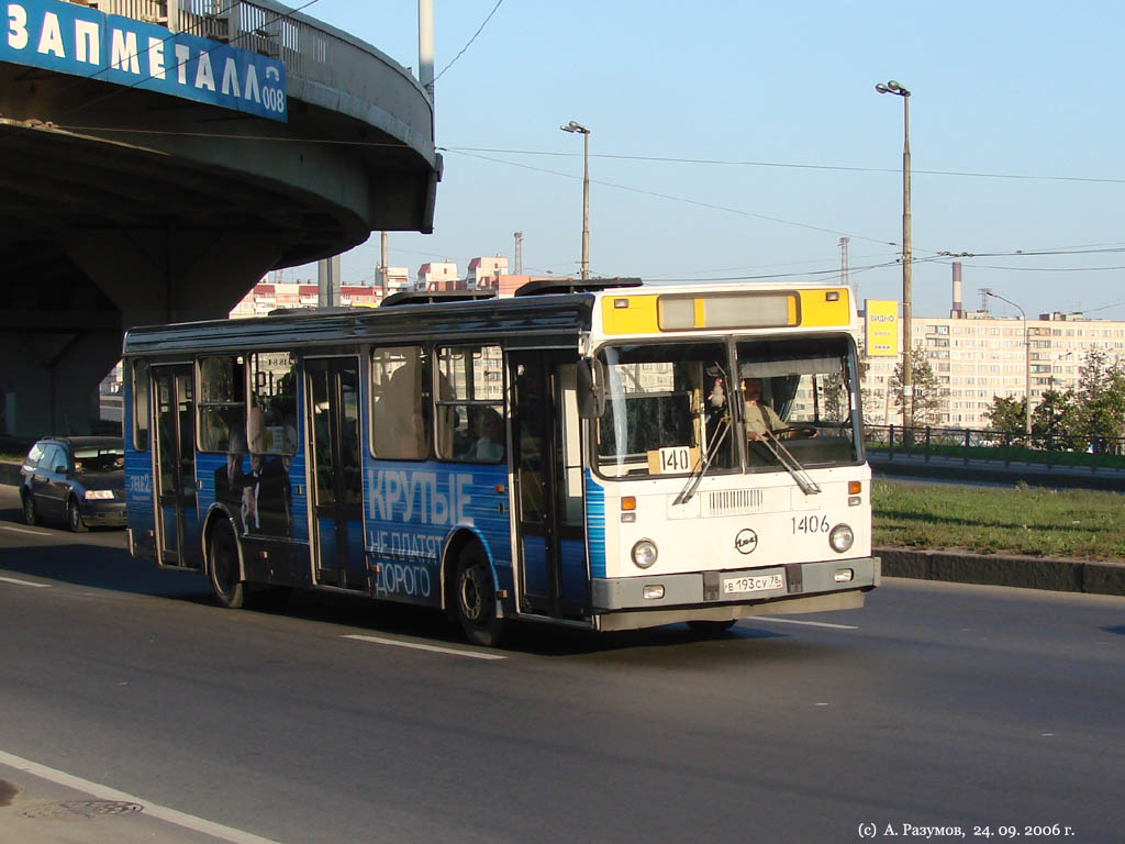 Санкт-Петербург, ЛиАЗ-5256.25 № 1406