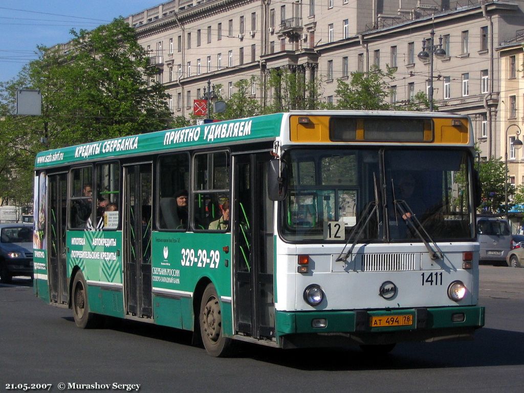 Санкт-Петербург, ЛиАЗ-5256.25 № 1411