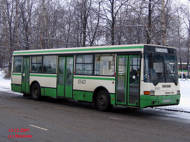 Moscow, Ikarus 415.33 # 03422