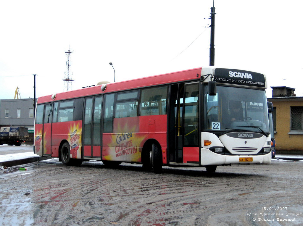 Санкт-Петербург, Scania OmniLink I (Скания-Питер) № 7407