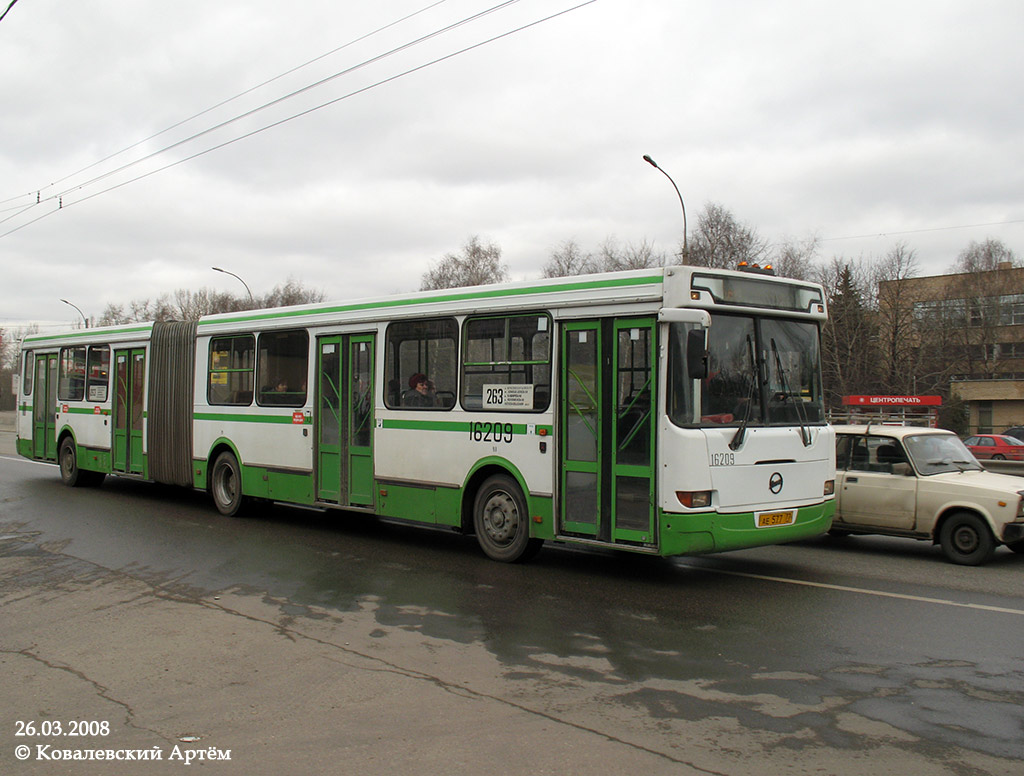 Москва, ЛиАЗ-6212.00 № 16209