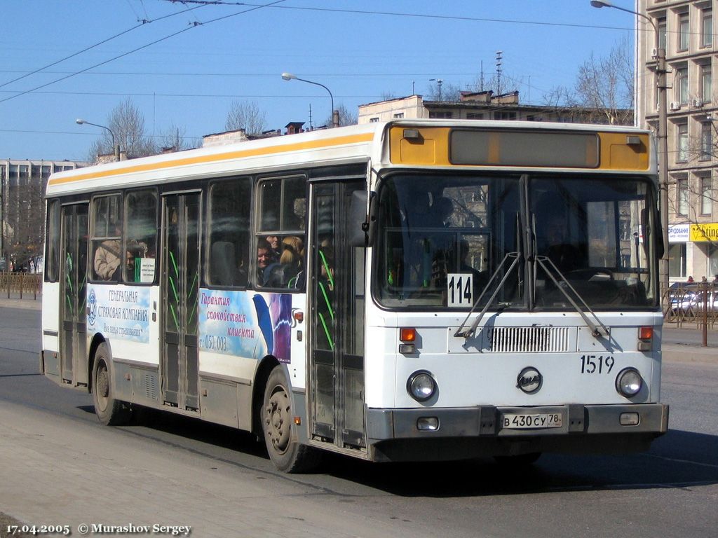 Санкт-Петербург, ЛиАЗ-5256.25 № 1519