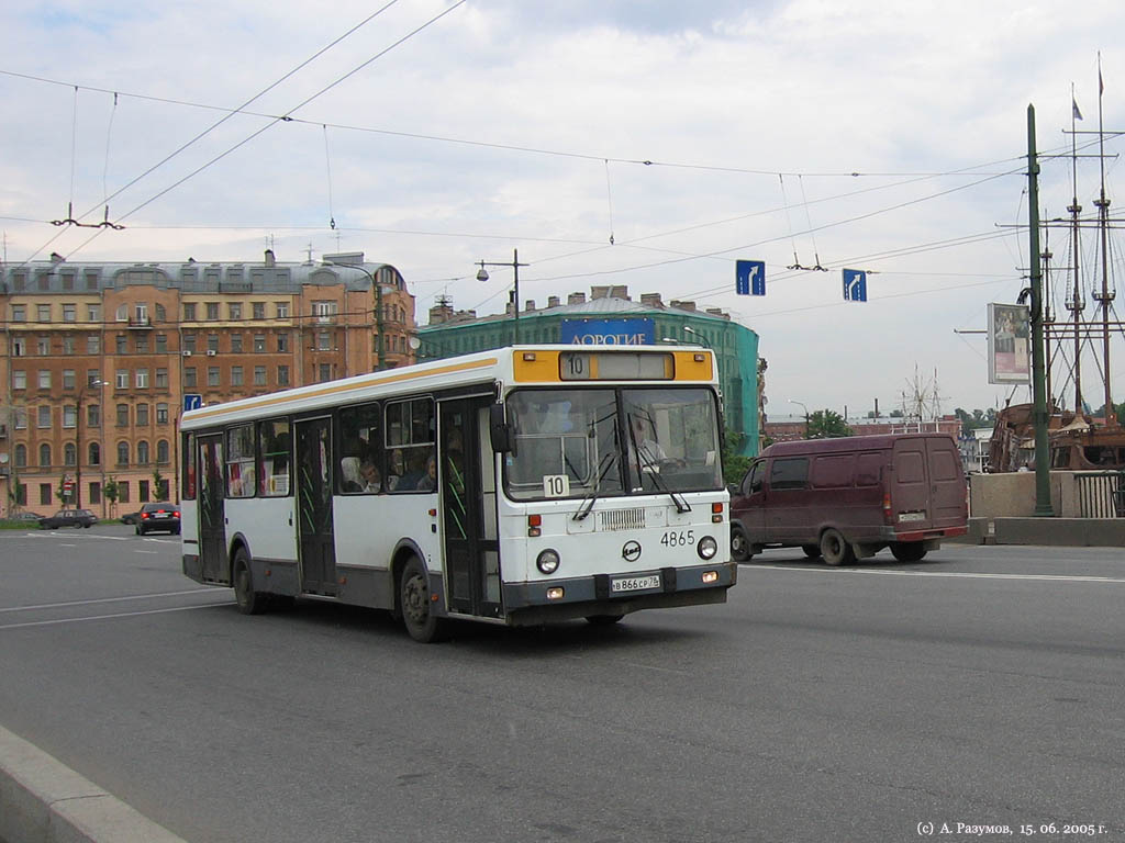 Санкт-Петербург, ЛиАЗ-5256.25 № 4865