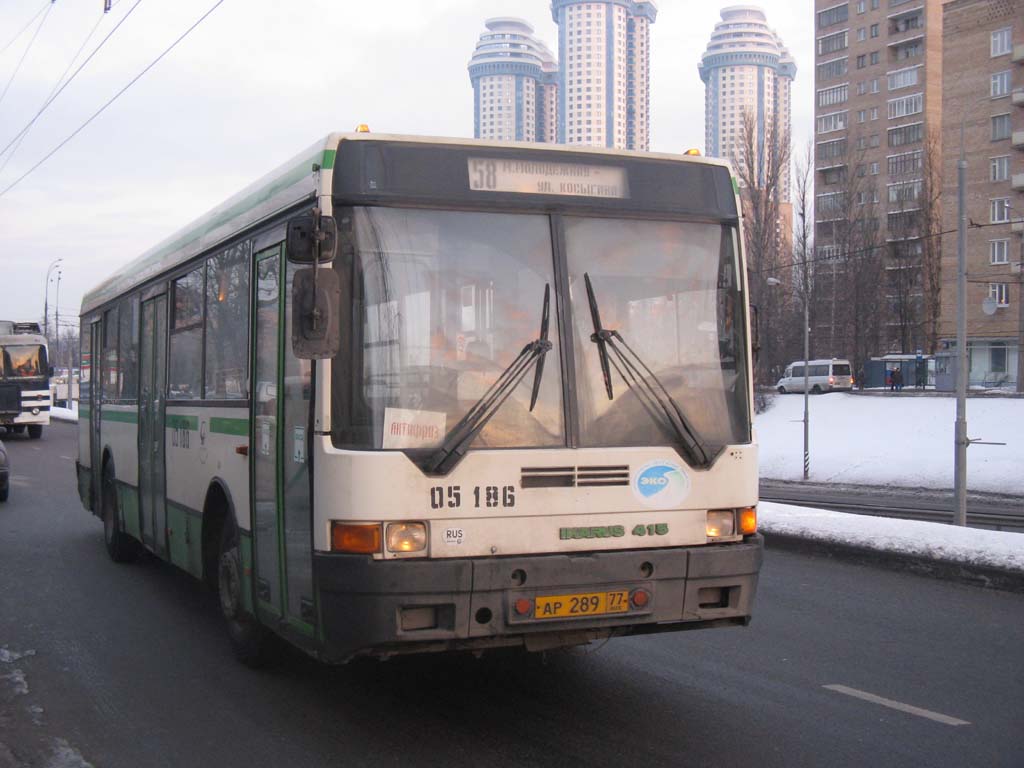 Москва, Ikarus 415.33 № 05186