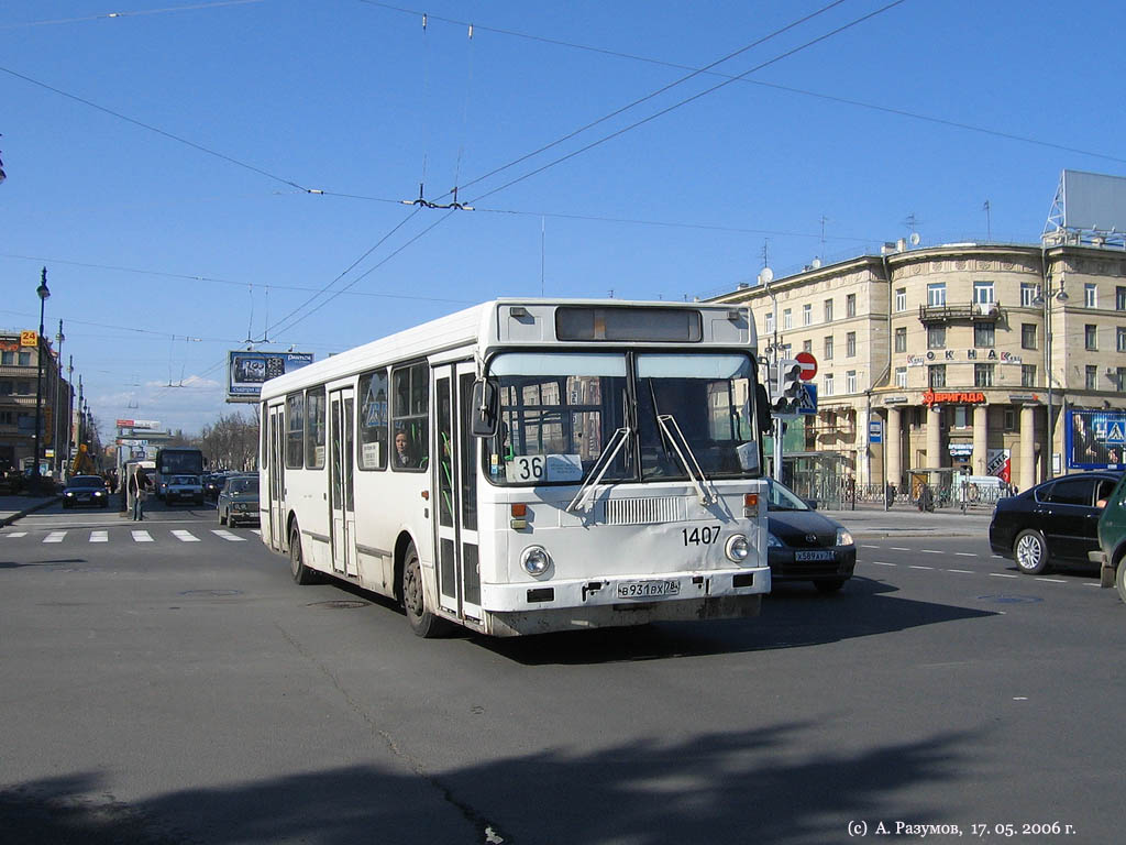 Санкт-Петербург, ЛиАЗ-5256.25 № 1407